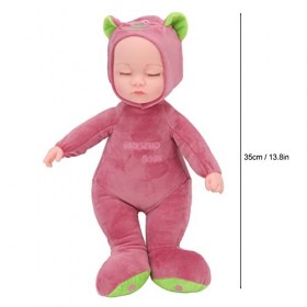 Poupée Bébé pour Filles, 35 Cm, Jouet Câlin, Corps en Peluche Doux pour Enfants, Alimenté par Batterie, Jouet électrique pour