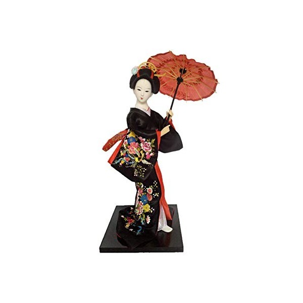 Siunwdiy 12 Pouces poupées japonaises, poupées Kimono, samouraï, Assis, Debout, accroupi, Geisha, Cadeau créatif pour Les Enf