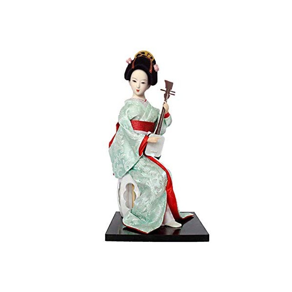 Siunwdiy 12 Pouces poupées japonaises, poupées Kimono, samouraï, Assis, Debout, accroupi, Geisha, Cadeau créatif pour Les Enf