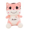 ibasenice 2 Pcs Rose Souriant Tigre Décorations pour La Maison Cadeaux De Noël Jouet pour Enfants Bébé Jouet en Peluche Année