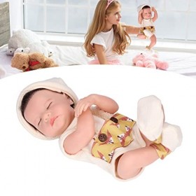 Poupée en Silicone, Poupées Réalistes en Gel de Silice, Nettoyage Facile et Doux, Taille Adaptée à la Maison de 3 Ans et Plus