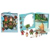 Disney Princess Coffret Livre d’Histoires Vaiana avec 6 Personnages, Mini-poupées, Figurines et Accessoires, inspiré du Film,