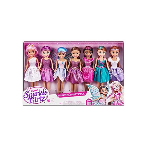 Sparkle Girlz Fantasy Doll 10.5" Collection Lot de 7 par ZURU