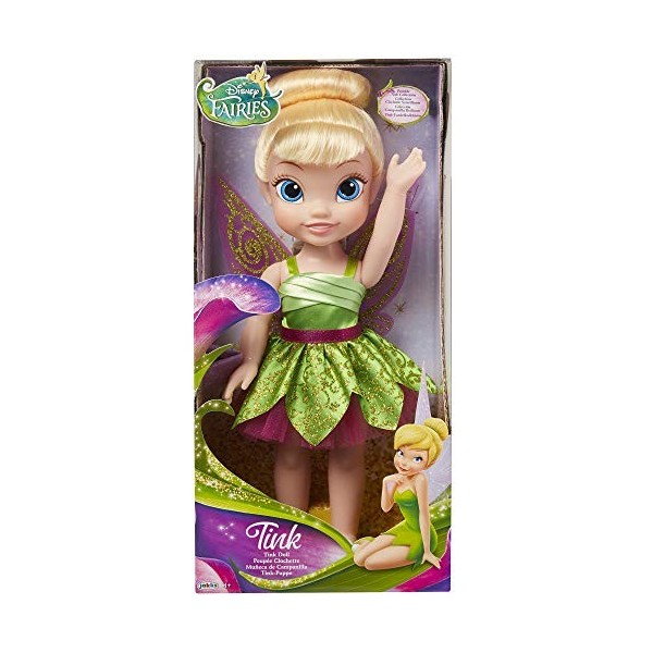 Disney Fairies Fée Clochette 38cm Poupée, 84774-4L, Multicolore