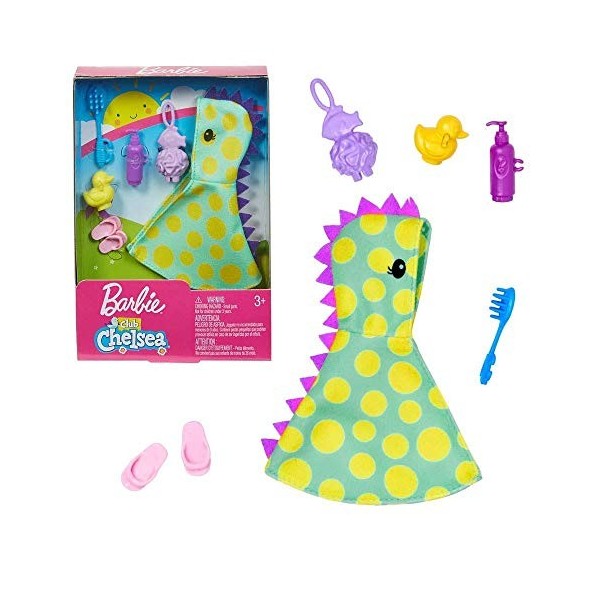 Barbie Accessoires de Bain | pour Chelsea Poupée | Mattel FXN69