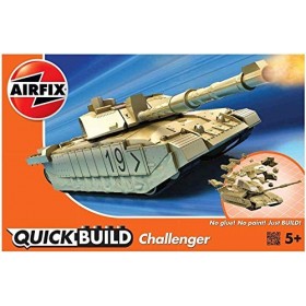 Airfix- Challenger Tank Quickbuild-Désert Kit de modélisme, AIJ6010
