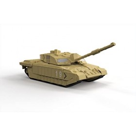 Airfix- Challenger Tank Quickbuild-Désert Kit de modélisme, AIJ6010