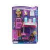 Coffret pour Barbie Star de Chanson avec Piano + 4 Accessoires - Set poupée Mannequin et Carte Animaux