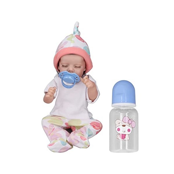 Alomejor 12 Pouces Silicone Reborn Bébé Poupée Réaliste Artificielle Nouveau-né Bébé Poupée Fille pour Enfants Enfants de Plu