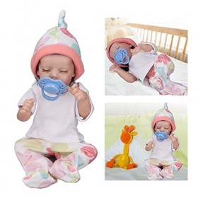 Alomejor 12 Pouces Silicone Reborn Bébé Poupée Réaliste Artificielle Nouveau-né Bébé Poupée Fille pour Enfants Enfants de Plu