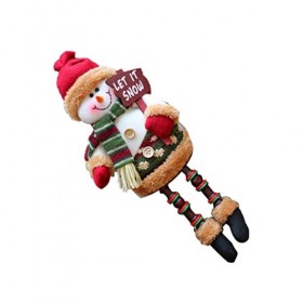 Totority 3 Pcs Décorations De Noël Intérieur Décor À La Maison Décor De Vacances en Bois Ornement De Noël Longues Jambes Tabl