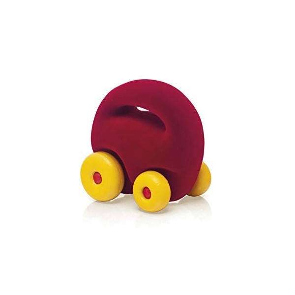 Rubbabu - R22189 - Mascot Car 12 cm - Vert caoutchouc naturel 