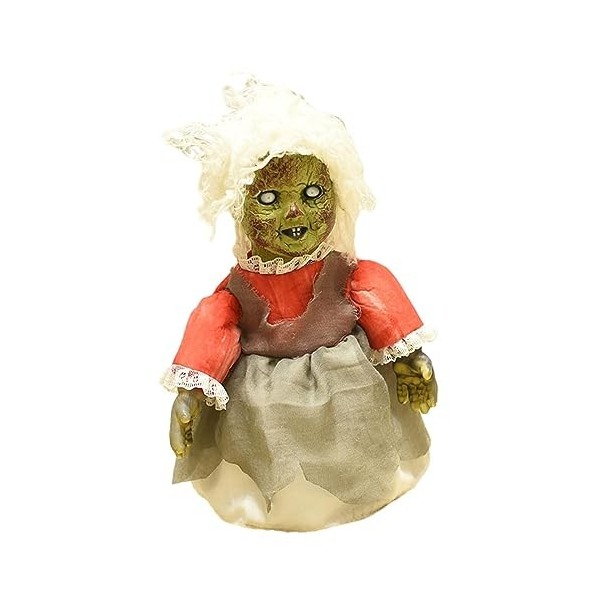 Milageto Haunted House Baby Doll Accessoires dHalloween Poupée effrayante pour Halloween, Style un