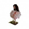Figurine fée - Poupée fée des fleurs - Pivoine - Déco anniversaire princesse - Poupée de fleur