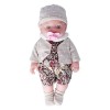 Vakitar Réaliste Reborn Baby Doll Fashion 12in Lavable White Girl Soft Body Toy, pour la Maison, Cadeau danniversaire pour E