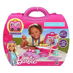 Grandi Giochi Barbie Coffret Glamping-BAR42000, BAR42000, Multicolore, Moyen