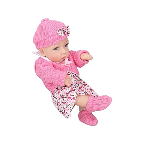 LBEC Newborn Girls Dolls, développez Une poupée Fille en Silicone autosuffisante pour lanniversaire