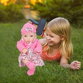LBEC Newborn Girls Dolls, développez Une poupée Fille en Silicone autosuffisante pour lanniversaire