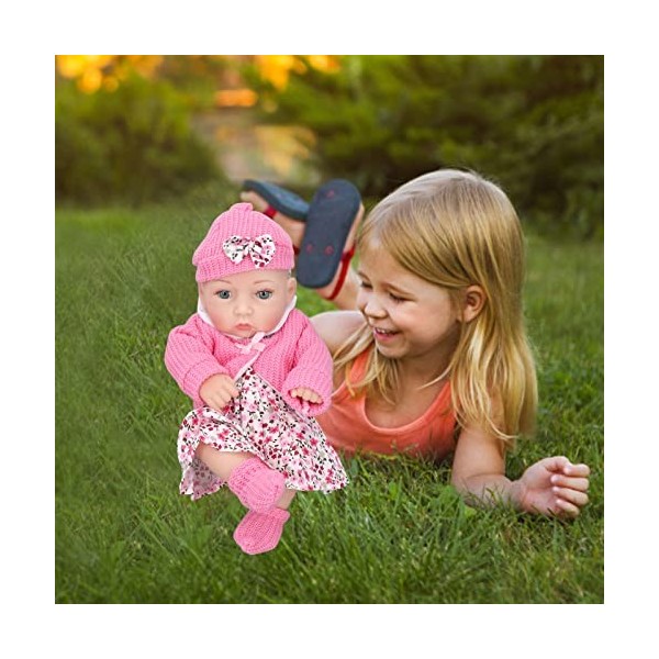 LBEC Newborn Girls Dolls, développez Une poupée Fille en Silicone autosuffisante pour lanniversaire