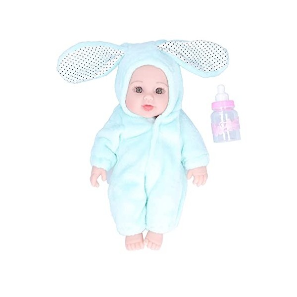 BALRAJ 30 Cm Bébé Poupée Vinyles Poupées Simulation Bébé Poupée Douce Réaliste Infantile Poupée avec des Vêtements Mignons Ca