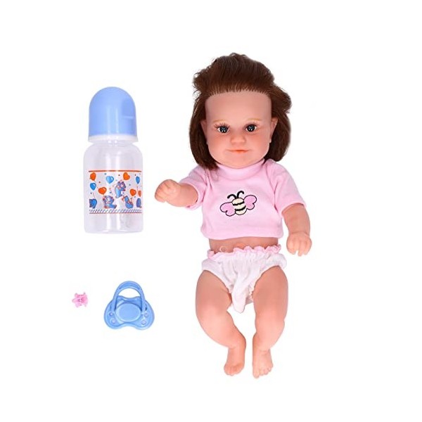 Poupée De Bébé Nouveau-né 12 Pouces, Poupée De Bébé en Silicone, Poupées De Bébé Renaître, Belle Poupée De Bébé Réaliste avec