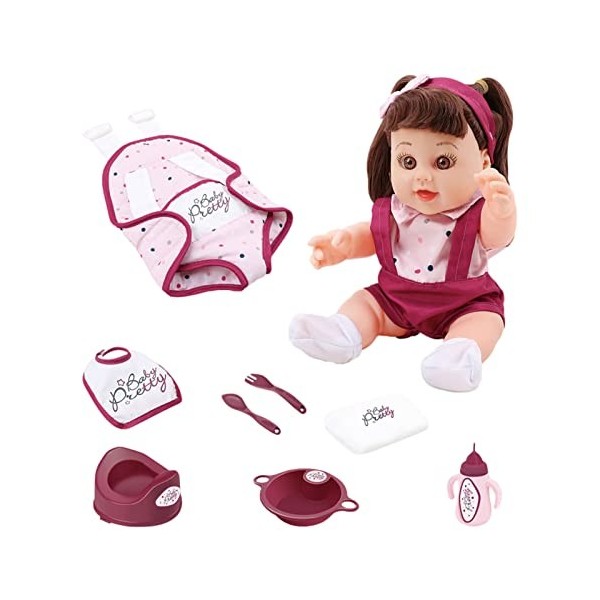 Bexdug Poupée de Simulation - Poupée pour Filles avec Accessoires de poupée Reborn - Poupées de Renaissance en Vinyle de Simu