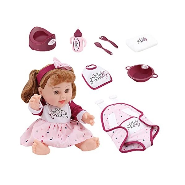 Bexdug Poupée de Simulation - Poupée pour Filles avec Accessoires de poupée Reborn - Poupées de Renaissance en Vinyle de Simu