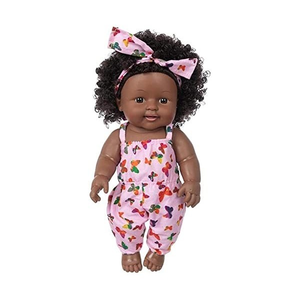 Aeromdale Poupée noire pour fille de 30,5 cm avec maillot de bain