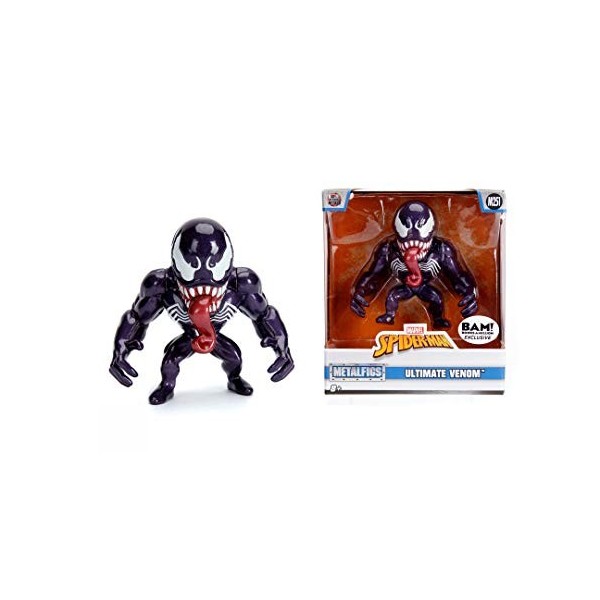 Jada Toys Marvel 253221009 Ultimate Venom Figurine de Collection Die-Cast, Violet, 10 cm