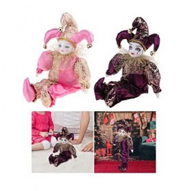 2 X 30 Cm Belle Poupée Triangle En Porcelaine Italienne Love Tokens