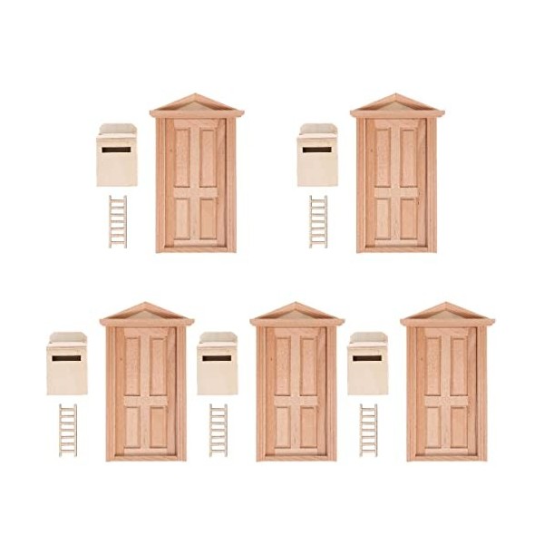 10 Mini Planches à Découper En Bois VANZACK - Accessoire Déco Maison De Poupée, Cuisine Miniature, Jeu Créatif