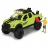 Dickie - Coffret VTT - Figurine Cycliste - Nombreux Accessoires - Véhicule Ford Raptor avec Sons et Lumières - Dès 3 Ans - 20