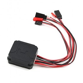 MOOKEENONE Télécommande de treuil électrique sans fil 1:10 RC 4 canaux avec portée de 20 m pour TRX-4 SCX10 D90 pièces 6-7,2 