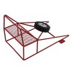 TECKEEN Cage arrière en métal avec pneu de secours résistant à lusure pour camions WPL D12 1/10 RC Camions RC Pneu de secou