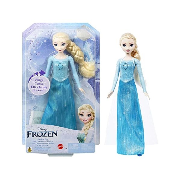 Frozen puppe FR FD SNGNG DL EA, Single, HMG32, Poupée Elsa chantante, Moyen