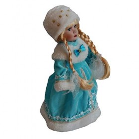 CUTICATE 12inch Vintage Poupée de Porcelaine en Robe, Cadeau de Noël pour Petite Amie, Collection de Personnes Affichage Mais
