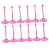 ibasenice 36 Pcs Poupée Stand Enfant Mannequin Mini Poupée Présentoirs en Plastique Modèle Présentoir Action Figure Stand Mar