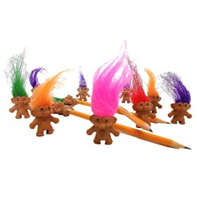 Lot de 12 mini poupées Troll