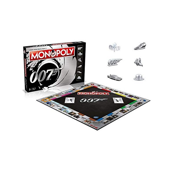 Jeu de questions-réponses Winning Moves 0296 Travel, Trivial Pursuit James Bond Travel Format version française 