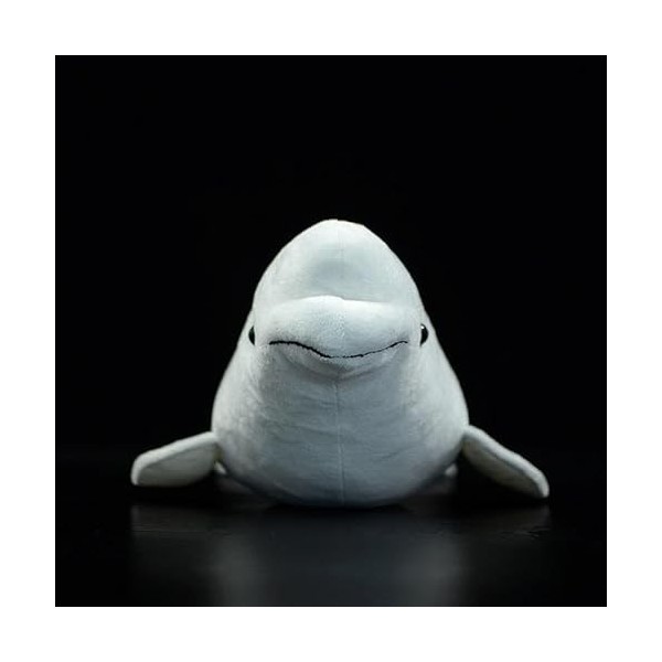 BIVVI Simulation Baleine Blanche Poupée Baleine Blanche Poupée Souple Simulation Modèle Animal Cadeau