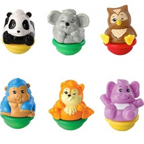 Vtech ZoomiZooz 80-439004 Lot de 6 Animaux Sauvages Multicolore