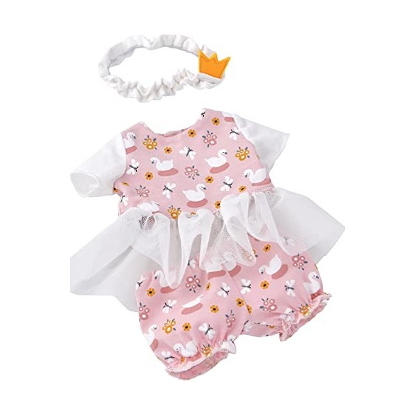 Käthe Kruse Vêtements de poupée Minibambina Danseuse Cygne 30-33 cm