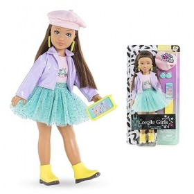 Corolle Girls - Coffret Luna Fashion Week Milan, poupée mannequin, 4 accessoires, 28cm , dès 4 ans, 9000600170