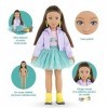 Corolle Girls - Coffret Luna Fashion Week Milan, poupée mannequin, 4 accessoires, 28cm , dès 4 ans, 9000600170