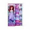 Coffret Ariel la Petite Sirene Multi Tenue + Accessoires - Poupee Mannequin 30 cm - Set pour Disney Princesse + 1 Carte - Fil