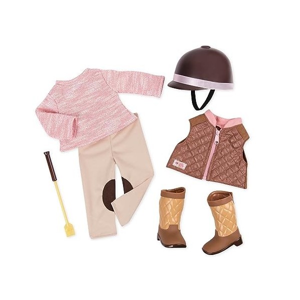 Our Generation - BD30326Z - Tenue deluxe - équitation rose