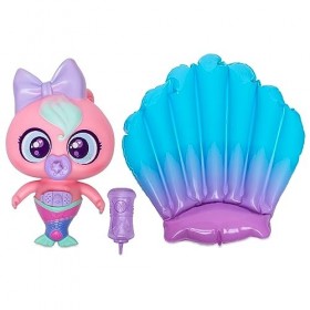 BANDAI Distroller Poupée Bébé Neoflobbi Sirène Flobbirena, Rose