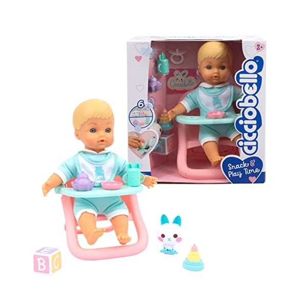 Cicciobello Snack & Playtime Le Palyset pour Vivre Moment De La Gelée, Ou Le Jeu pour Les Enfants De 2 Ans, Cca8000,Jeux Préc