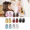 7 Paires De Chaussures de Poupée pour Fille, Chaussures De Poupée Mignonnes En Peluche Articulées En Cuir Brillant, Accessoir