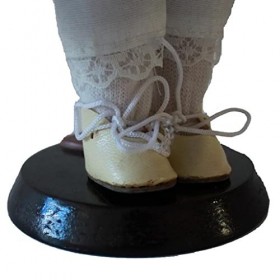 Amagogo Poupées Debout en Porcelaine de Style Vintage de 30 Cm dans 1 Chapeau Habillé W.